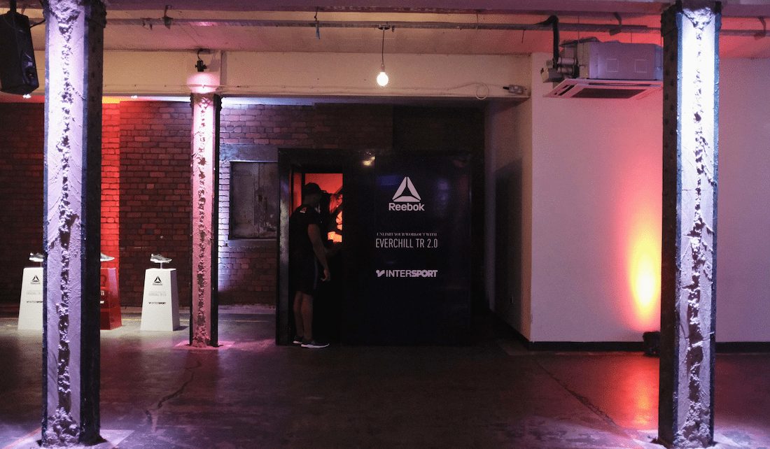 Reebok Projector Booth