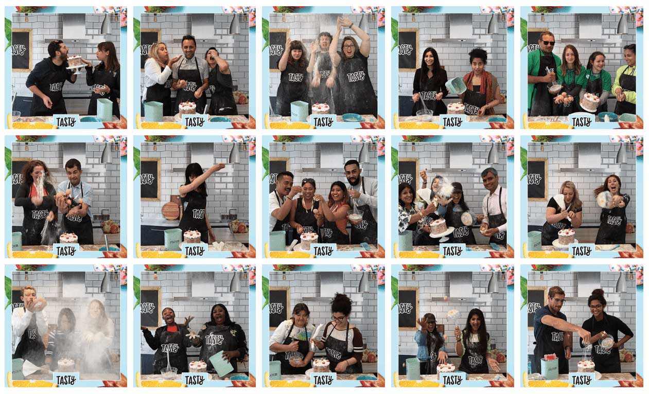 Tasty custom GIF booth